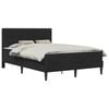 vidaXL Estrutura de cama com colch&atilde;o vidaXL Preto 120 x 190 cm Veludo