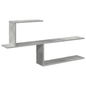 vidaXL Prateleira de Parede Cinzento Cimento 122 x 18 x 60 cm
