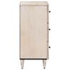 vidaXL Buffet Branco 40 x 33,5 x 75 cm Madeira de manga maci&ccedil;a