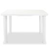 vidaXL Mesa de jardim 101x68x72 cm plástico branco