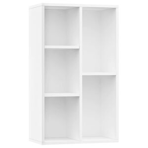 vidaXL Estante/aparador 50x25x80 cm derivados de madeira branco