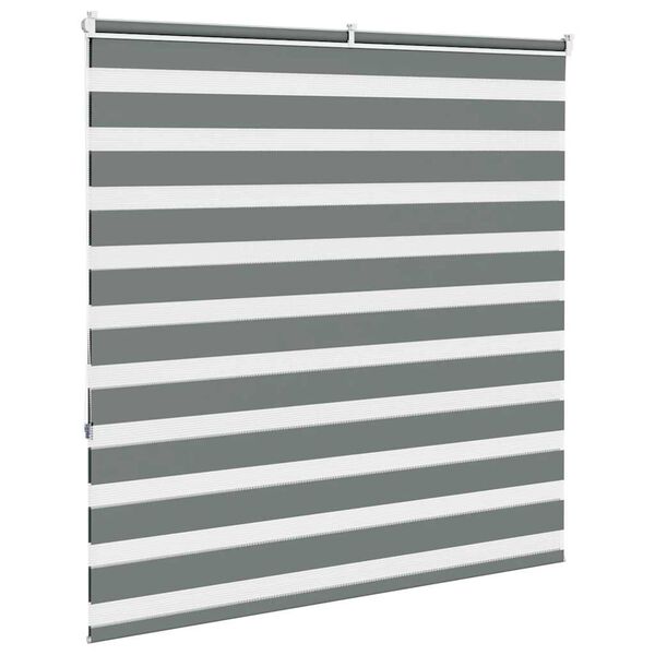 vidaXL Cortina de zebra 150x150 cm largura do tecido 145,9cm poli&eacute;ster