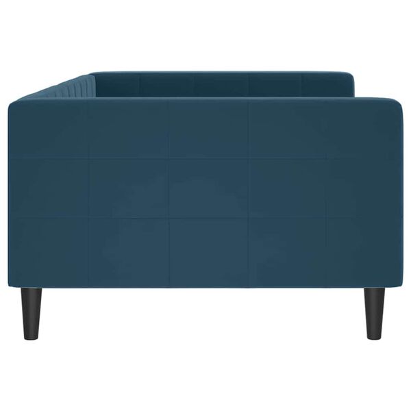 vidaXL Sof&aacute;-cama 100x200 cm veludo azul