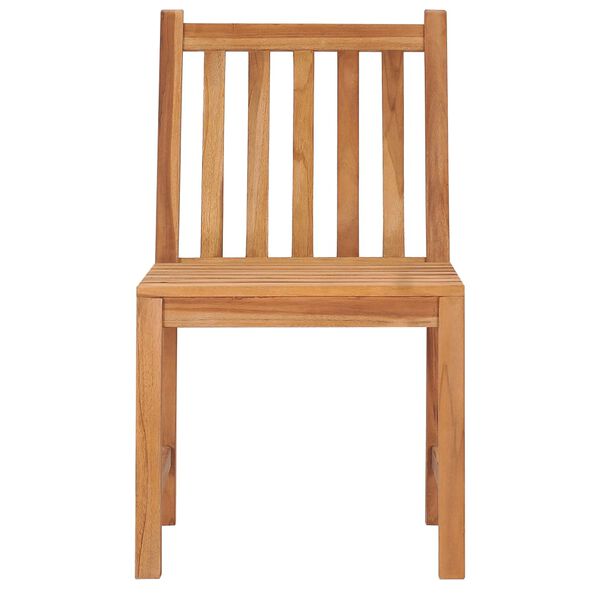 vidaXL Conjunto de jantar de jardim de 7 pe&ccedil;as 160x80 cm madeira de teca maci&ccedil;a