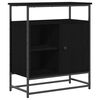 vidaXL Buffet Carvalho Preto 69 x 35 x 80 cm Derivados de Madeira