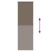 vidaXL Persiana de enrolar 50x130 cm largura tecido 45,7 cm poli&eacute;ster