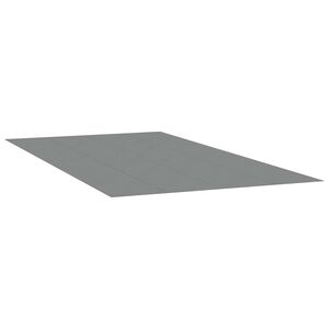 vidaXL Pano para ch&atilde;o de piscinas 820x420 cm poli&eacute;ster geot&ecirc;xtil cinza