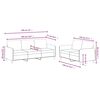 vidaXL 2 pcs conjunto de sof&aacute;s veludo verde-escuro