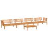 vidaXL 5 pcs conjunto de m&oacute;veis de paletes p/ jardim ac&aacute;cia maci&ccedil;a