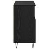 vidaXL Buffet 3 pcs Carvalho Preto 60 x 35 x 70 cm