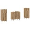vidaXL Conjunto de Arm&aacute;rio de Banheiro com 2 Pe&ccedil;as ZWOLLE