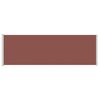 vidaXL Toldo lateral retr&aacute;til para p&aacute;tio 200x600 cm castanho