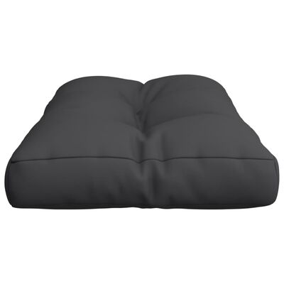 vidaXL Almofadão para sofá de paletes 80x40x12 cm tecido preto