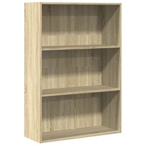 vidaXL Estante 80x30x114 cm derivados de madeira carvalho sonoma
