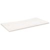 vidaXL Tampo de secret&aacute;ria 100x60x2,5 cm pinho maci&ccedil;o branco