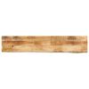 vidaXL Tampo de mesa borda viva 180x30x3,8 cm mangueira &aacute;spera maci&ccedil;a