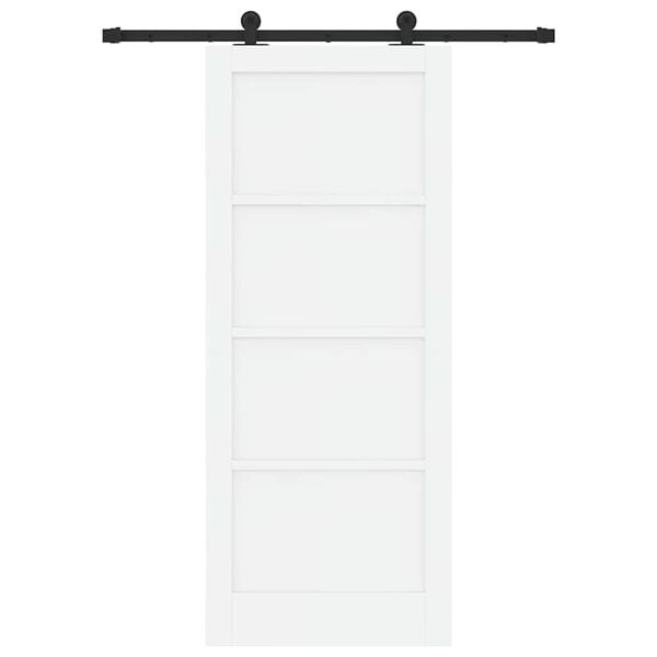 vidaXL Porta Deslizante ORKDAL Branco 83 x 202 cm