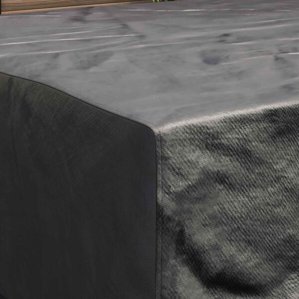 vidaXL Capa para M&oacute;veis Liso Preto 200 x 190 x 85 cm 600D