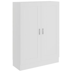 vidaXL Estante 82,5x30,5x115 cm derivados de madeira branco