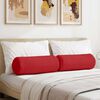 vidaXL Almofadas de Apoio 2 pcs Vermelho &Oslash; 25 x 70 cm tecido