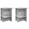 vidaXL Mesa de centro 2 pcs Cinzento Cimento 40 x 30 x 49 cm
