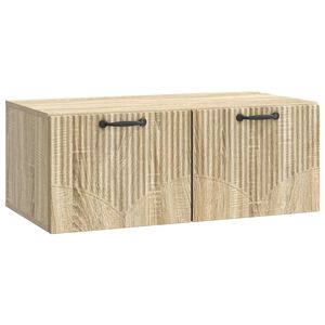 vidaXL Gabinete de TV de Parede Carvalho Sonoma 78,5 x 41 x 30 cm