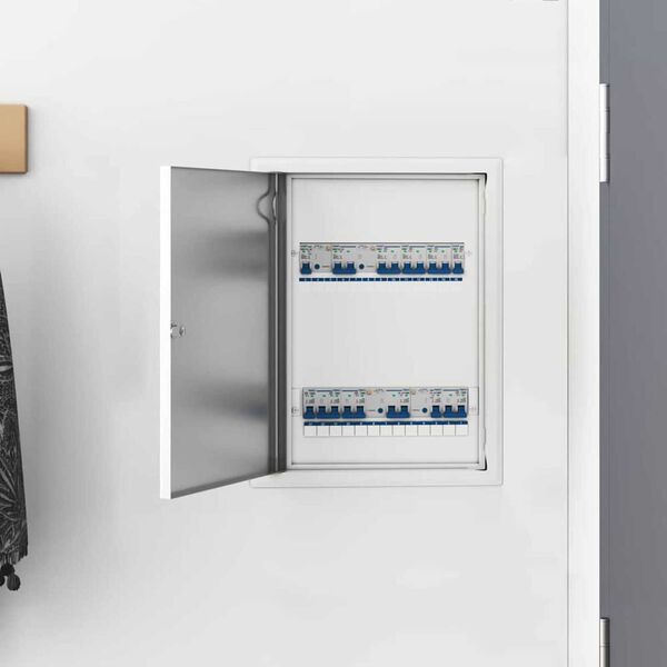 vidaXL Painel de Acesso Branco 43 x 33 x 3 cm A&ccedil;o