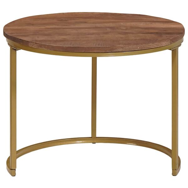 vidaXL Mesas de Caf&eacute; Empilh&aacute;veis 2 pcs