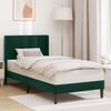vidaXL Estrutura da Cama com cabeceira Verde Escuro 80 x 200 cm Veludo