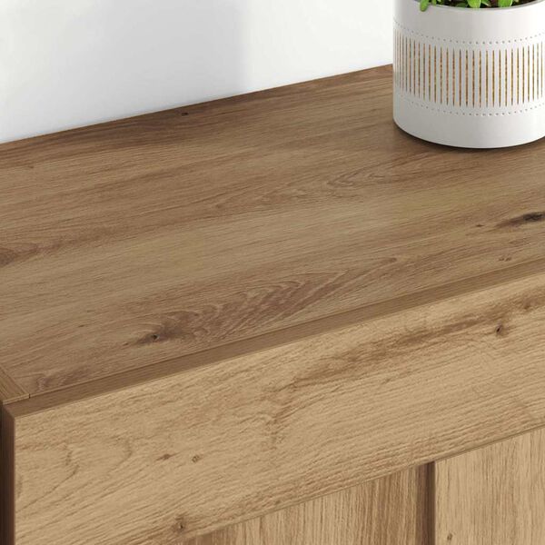 vidaXL Estante de Parede 2 pcs Carvalho Artesanal 69,5 x 34 x 90 cm