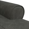 vidaXL Chaise Lounge Preto 91 x 157 x 91 cm Couro Sint&eacute;tico