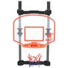 vidaXL Conjunto de basquetebol criança ajustável p/ colocar numa porta