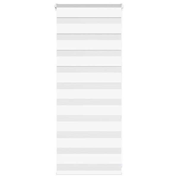 vidaXL Cortina de zebra 65x100 cm largura do tecido 60,9 cm poli&eacute;ster