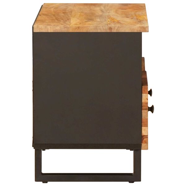 vidaXL Gabinete para TV com armazenamento Castanho 70 x 33 x 46 cm