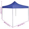 vidaXL Tenda de Festa Azul 200 x 200 x 315 cm Tecido Oxford