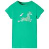 T-shirt de crian&ccedil;a verde 128