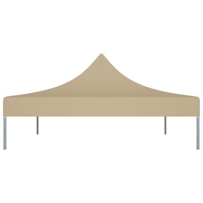 vidaXL Teto para tenda de festas 4x3 m 270 g/m² bege