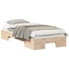 vidaXL Estrutura da Cama Castanho 100 x 200 cm