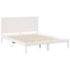 vidaXL Cama extra longa sem colch&atilde;o 160x210 cm madeira maci&ccedil;a