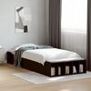 vidaXL Estrutura de cama 90x200 cm derivados de madeira preto