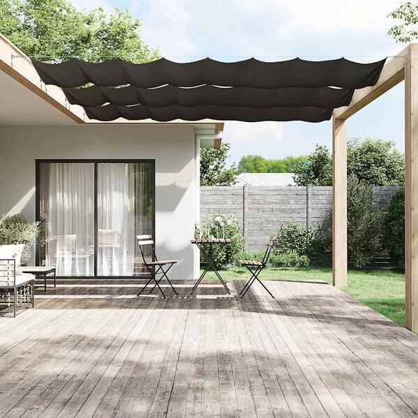 vidaXL Toldo vertical 100x800 cm tecido oxford antracite