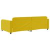 vidaXL Sofá-cama 100x200 cm veludo amarelo