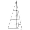 vidaXL &Aacute;rvore de Natal para decora&ccedil;&atilde;o 100 cm metal preto