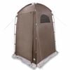 vidaXL Tenda para duche imperme&aacute;vel castanho