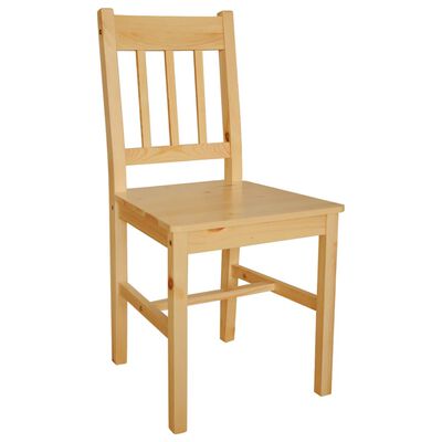 vidaXL Cadeiras de jantar 6 pcs madeira de pinho