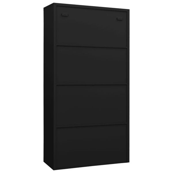 vidaXL Cacifo 90x40x180 cm aço preto