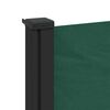 vidaXL Toldo lateral retr&aacute;til 100x300 cm verde-escuro