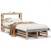 vidaXL Cama sem colch&atilde;o 90x190 cm madeira de pinho maci&ccedil;a