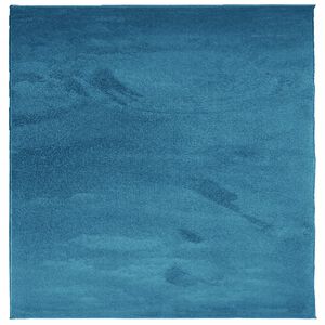 vidaXL Tapete de pelo curto OVIEDO 120x120 cm turquesa