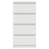 vidaXL Aparador 37,5x35x76 cm derivados de madeira branco